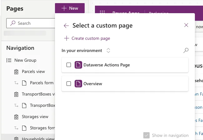 Creating Custom Page