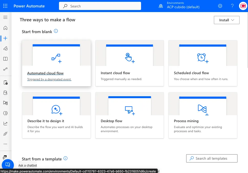 Show Flow types