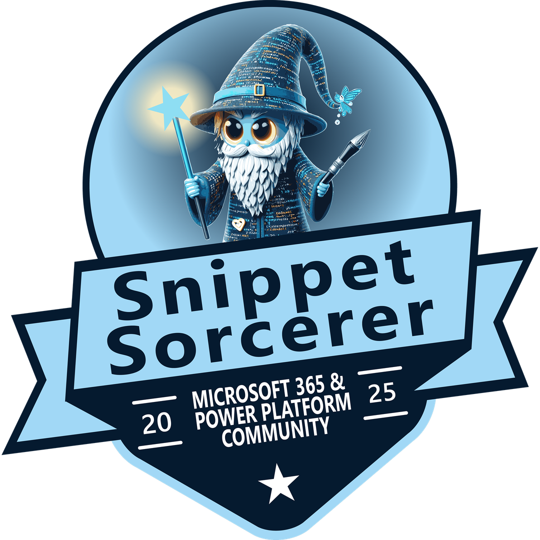 Snippet Sorcerer - Microsoft 365 & Power Platform Community 2025